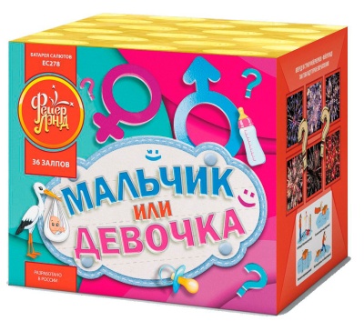 Мальчик или девочка М Фейерверк купить в Подольске | podolsk.salutsklad.ru