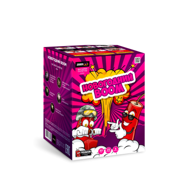 Новогодний BOOM Фейерверк купить в Подольске | podolsk.salutsklad.ru